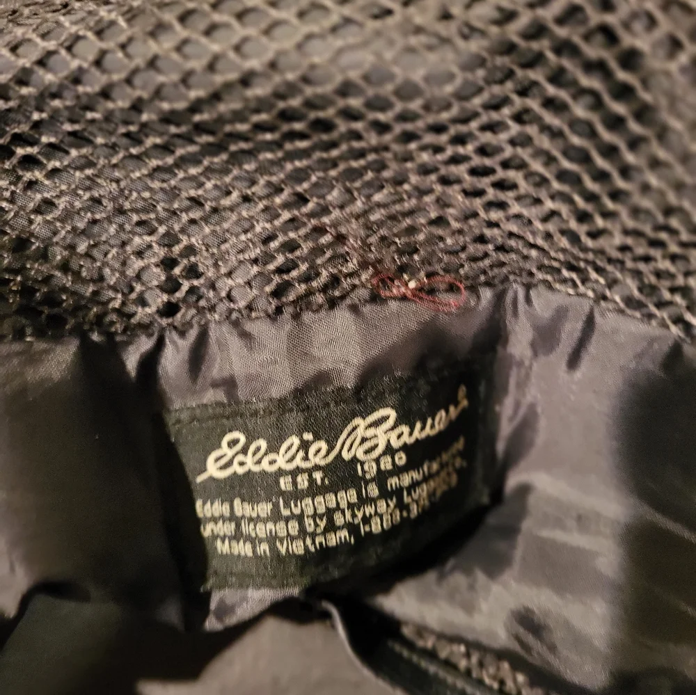 Eddie Bauer Travel Backpack. Red & Black